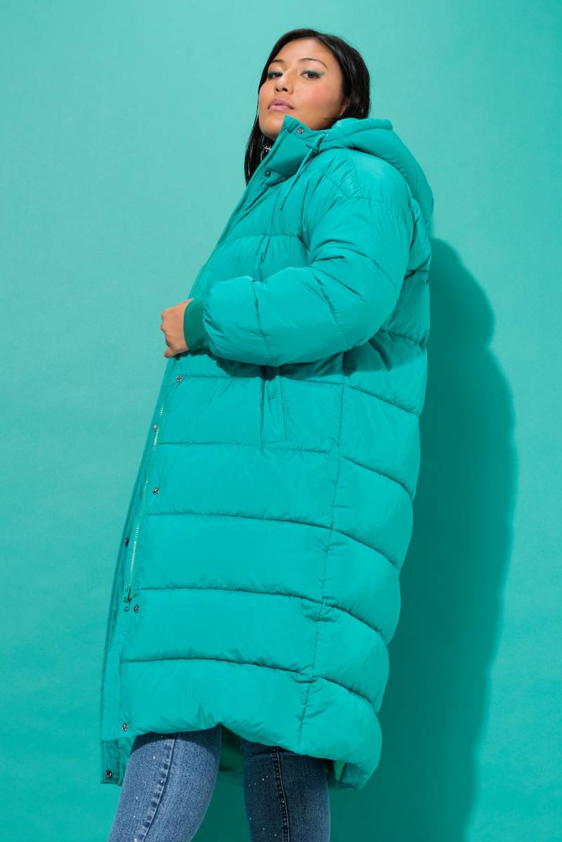 Große Größen Steppmantel, Damen, grün, Größe: 46/48, Polyester, Studio Untold von Studio Untold