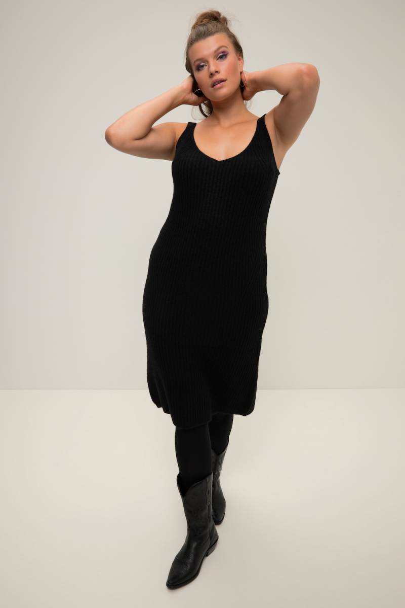 Große Größen Strickkleid, Damen, schwarz, Größe: 54/56, Polyester/Synthetische Fasern, Studio Untold Große Größen Strickkleid, Damen, schwarz, Größe: 54/56, Polyester/Synthetische Fasern, Studio Untold von Studio Untold