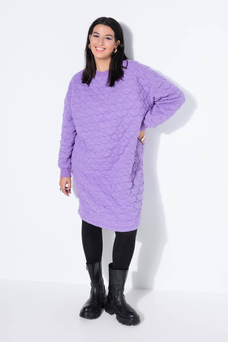 Große Größen Sweat-Minikleid, Damen, lila, Größe: 50/52, Polyester/Baumwolle, Studio Untold von Studio Untold