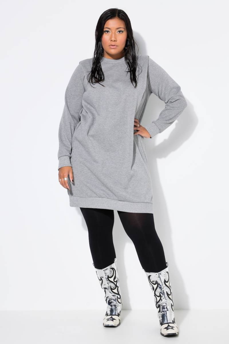 Große Größen Sweatkleid, Damen, grau, Größe: 46/48, Polyester/Baumwolle, Studio Untold von Studio Untold