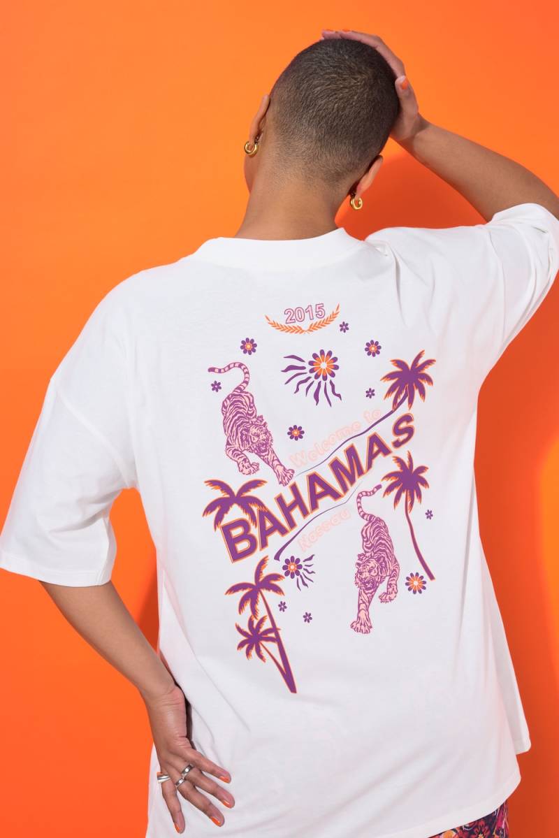 Große Größen T-Shirt, Damen, beige, Größe: 46/48, Baumwolle, Studio Untold von Studio Untold