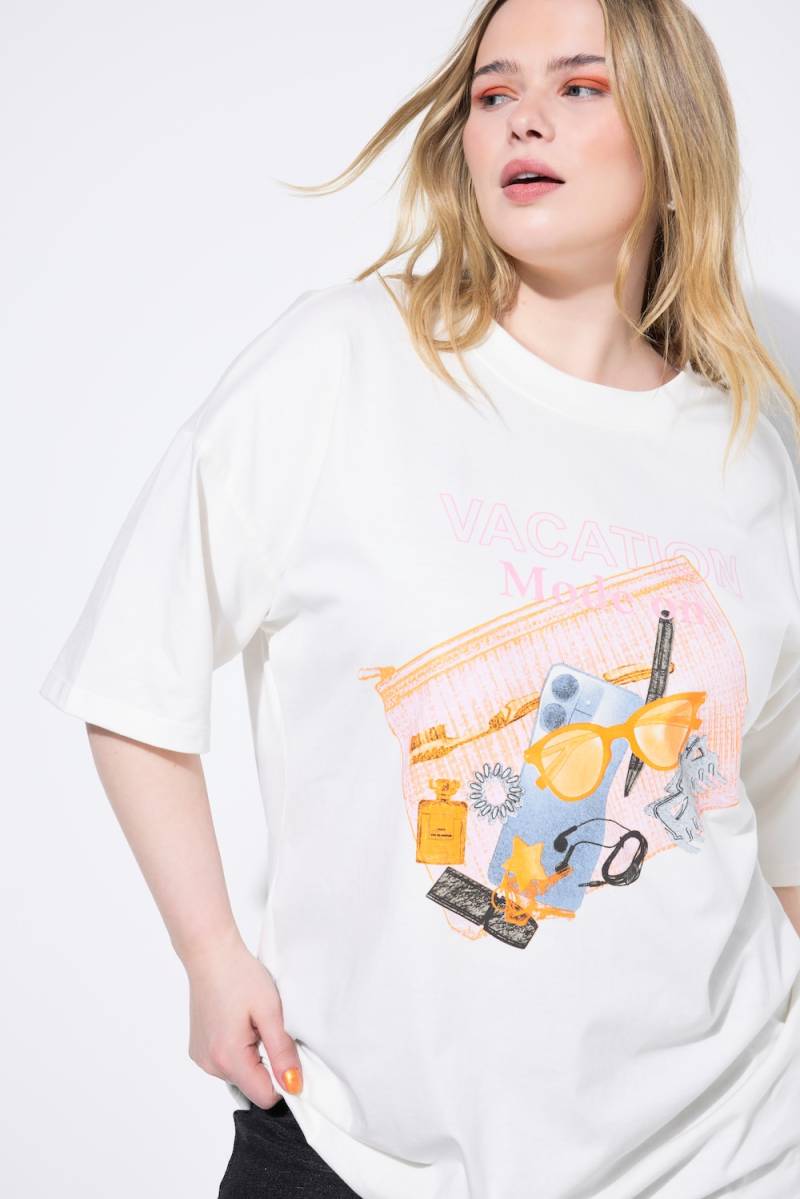 Große Größen T-Shirt, Damen, beige, Größe: 58/60, Baumwolle, Studio Untold von Studio Untold