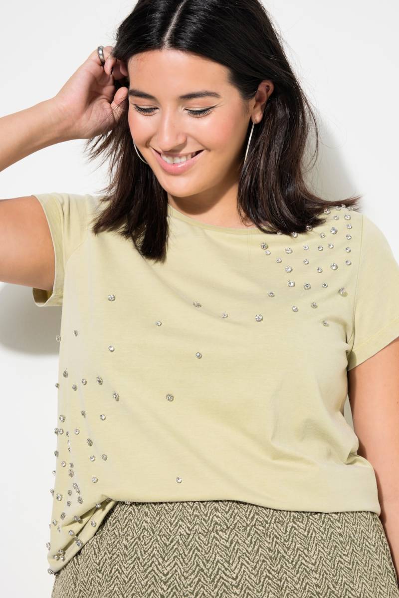 Große Größen T-Shirt, Damen, braun, Größe: 54/56, Baumwolle, Studio Untold von Studio Untold
