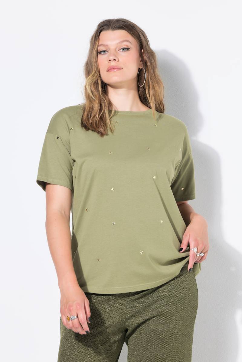 Große Größen T-Shirt, Damen, grün, Größe: 46/48, Baumwolle, Studio Untold Große Größen T-Shirt, Damen, grün, Größe: 46/48, Baumwolle, Studio Untold von Studio Untold