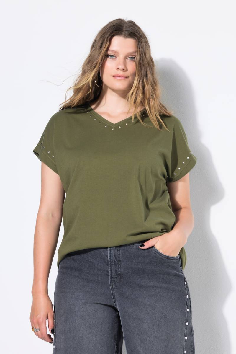 Große Größen T-Shirt, Damen, grün, Größe: 54/56, Baumwolle, Studio Untold von Studio Untold