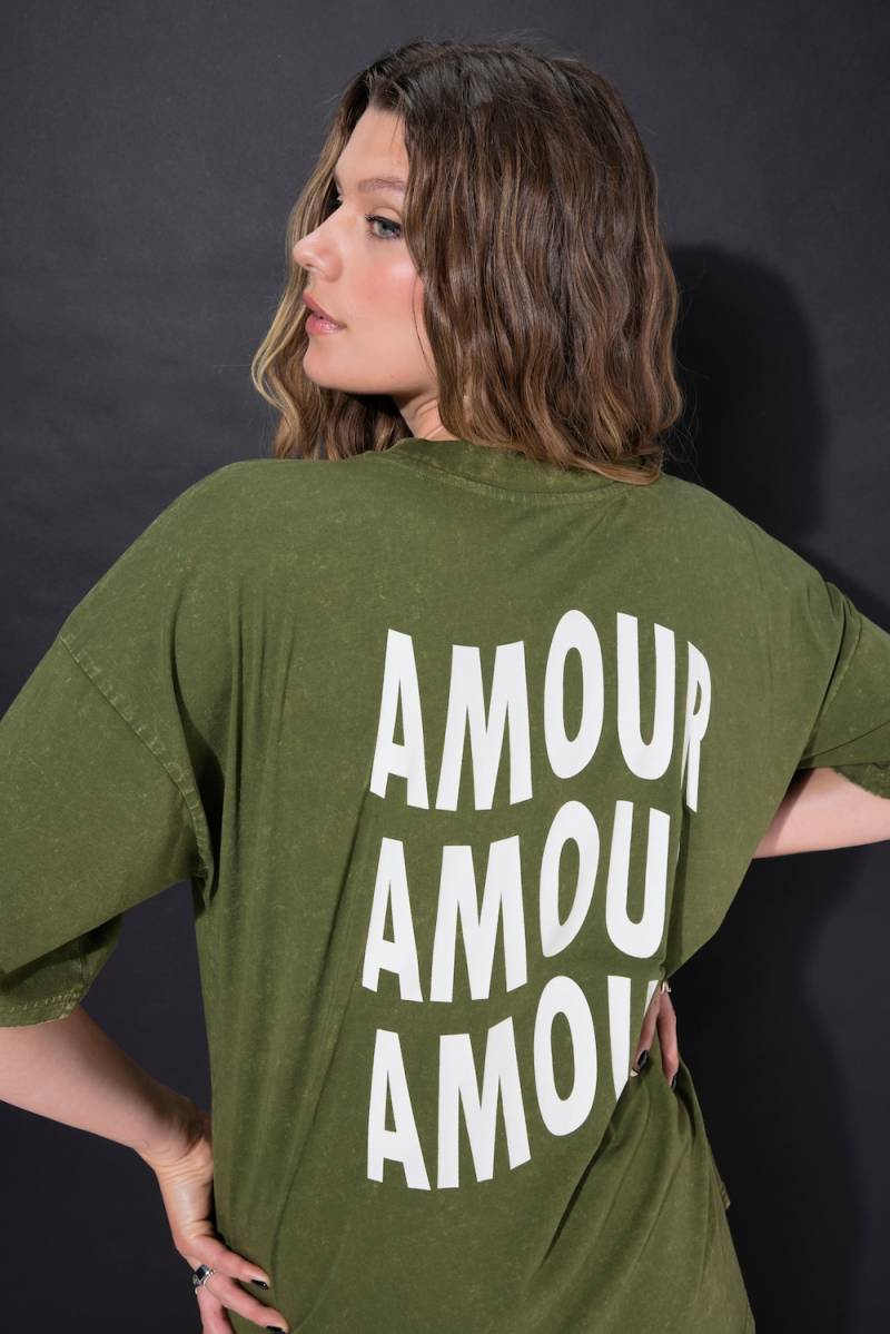 Große Größen T-Shirt, Damen, grün, Größe: 54/56, Baumwolle, Studio Untold von Studio Untold