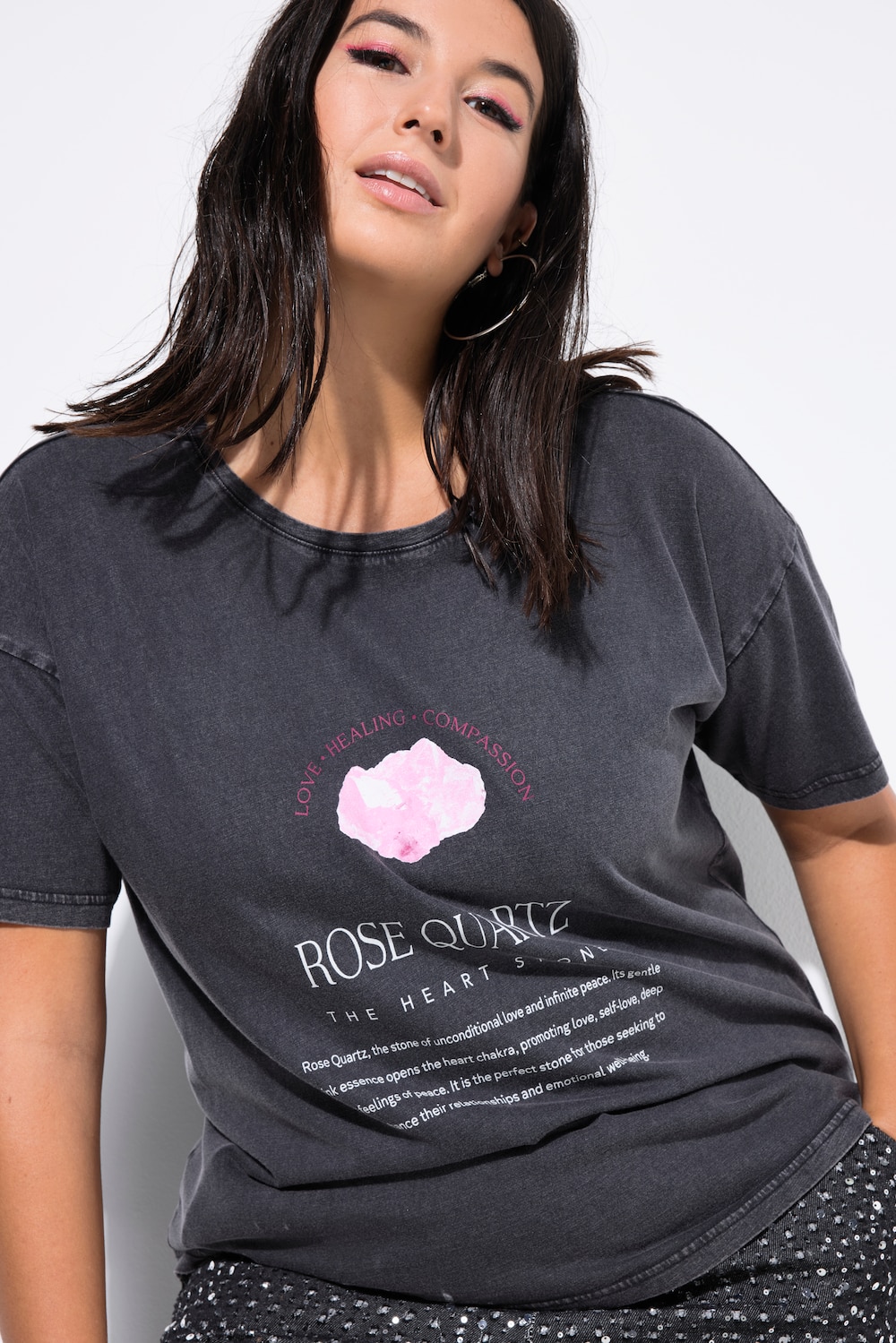 Große Größen T-Shirt, Damen, grün, Größe: 54/56, Baumwolle, Studio Untold von Studio Untold