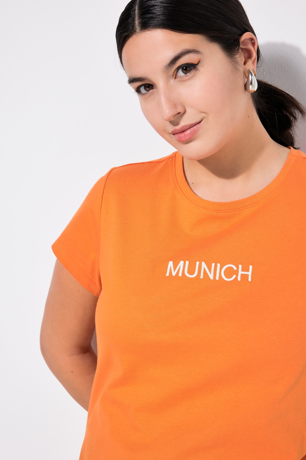 Große Größen T-Shirt, Damen, orange, Größe: 58/60, Baumwolle, Studio Untold von Studio Untold