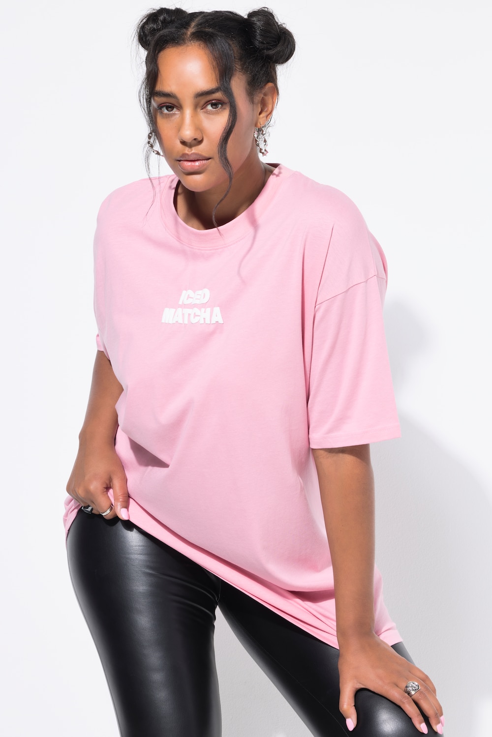 Große Größen T-Shirt, Damen, rosa, Größe: 54/56, Baumwolle, Studio Untold von Studio Untold