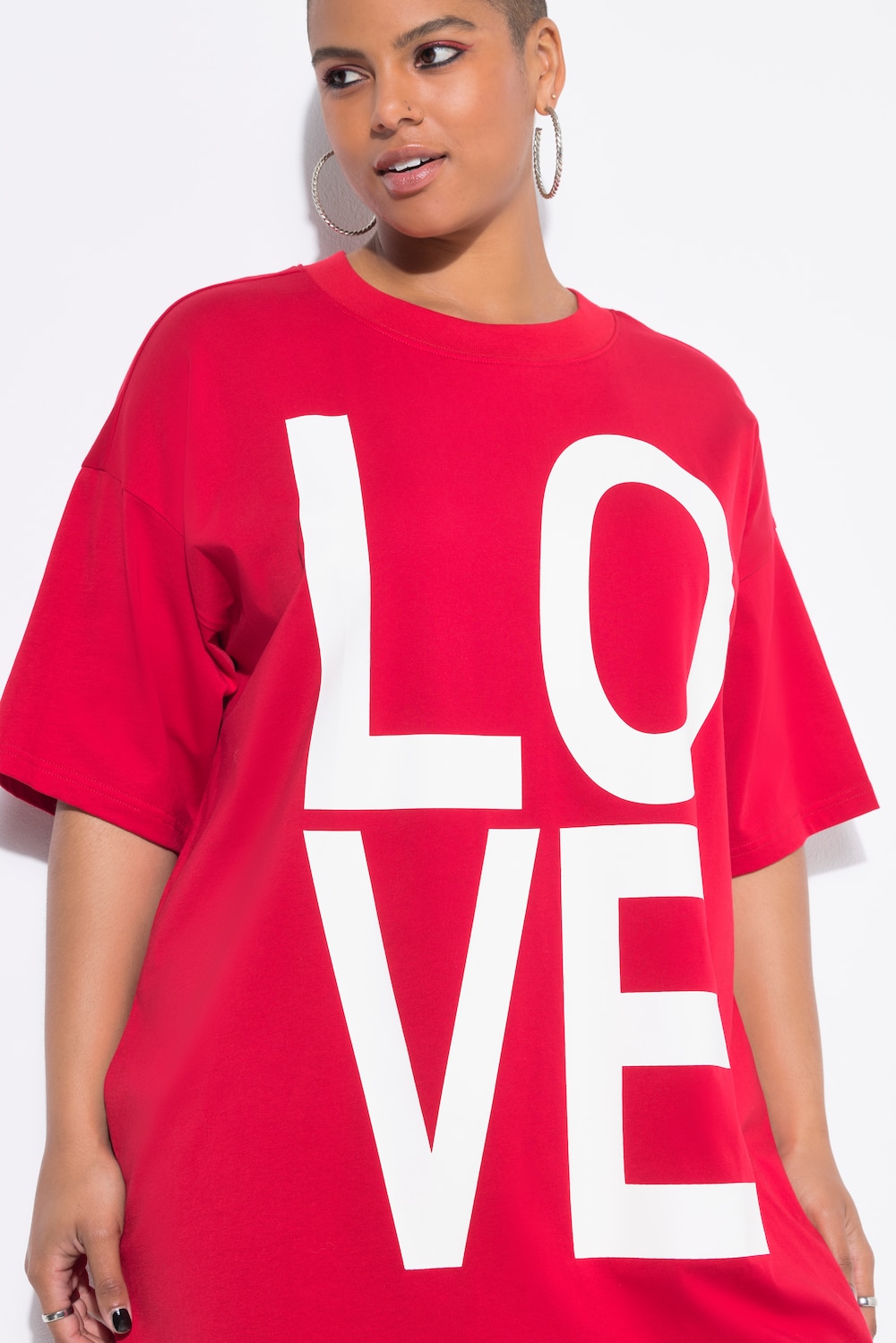Große Größen T-Shirt, Damen, rot, Größe: 50/52, Baumwolle, Studio Untold von Studio Untold
