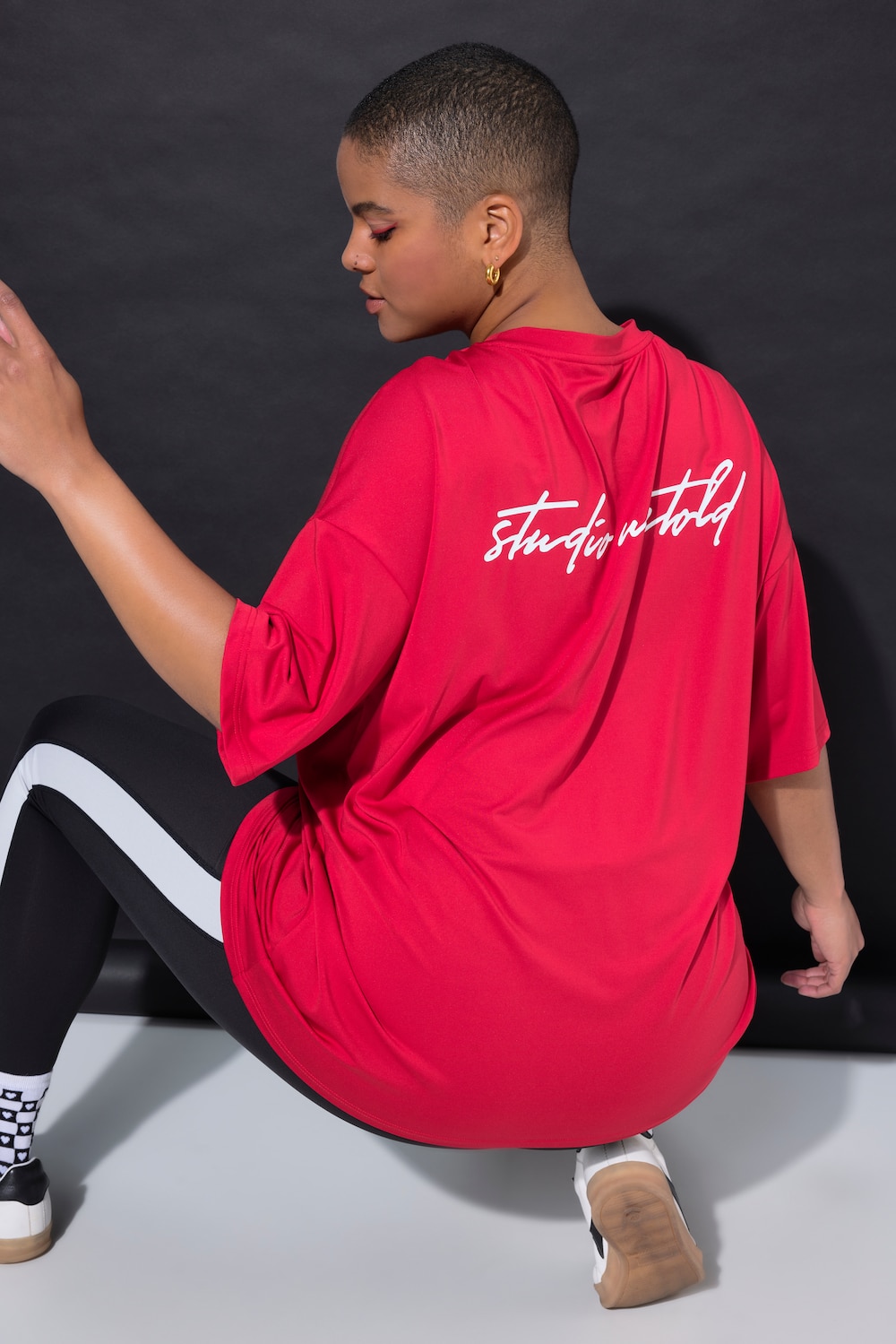 Große Größen T-Shirt, Damen, rot, Größe: 50/52, Polyester/Elasthan, Studio Untold Große Größen T-Shirt, Damen, rot, Größe: 50/52, Polyester/Elasthan, Studio Untold von Studio Untold