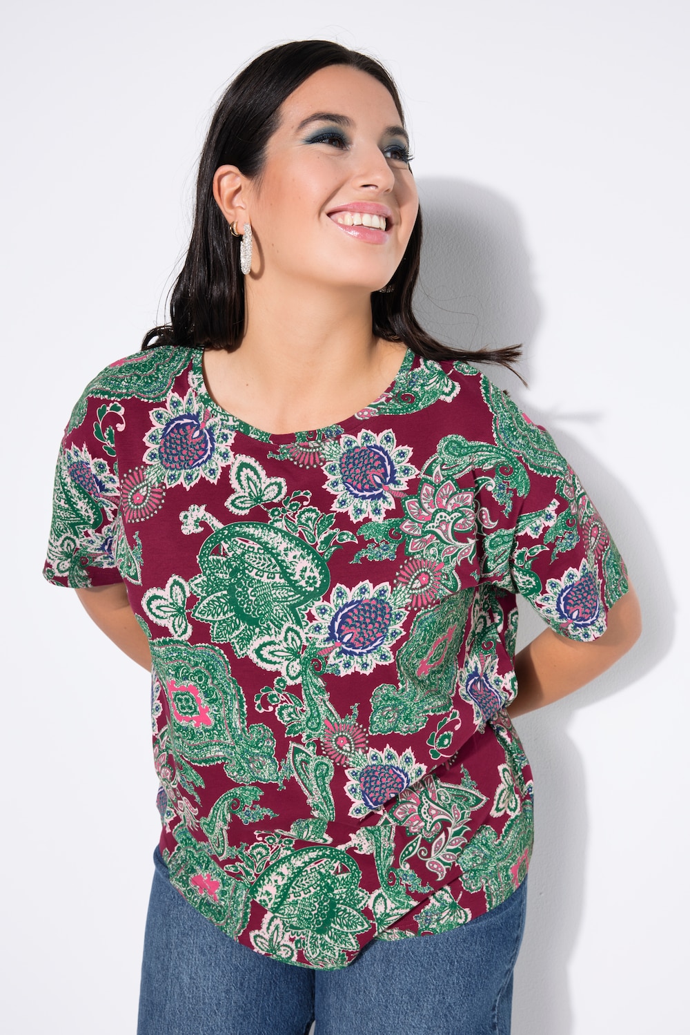 Große Größen T-Shirt, Damen, rot, Größe: 54/56, Baumwolle, Studio Untold Große Größen T-Shirt, Damen, rot, Größe: 54/56, Baumwolle, Studio Untold von Studio Untold