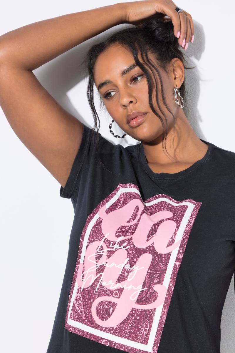 Große Größen T-Shirt, Damen, schwarz, Größe: 42/44, Baumwolle, Studio Untold von Studio Untold