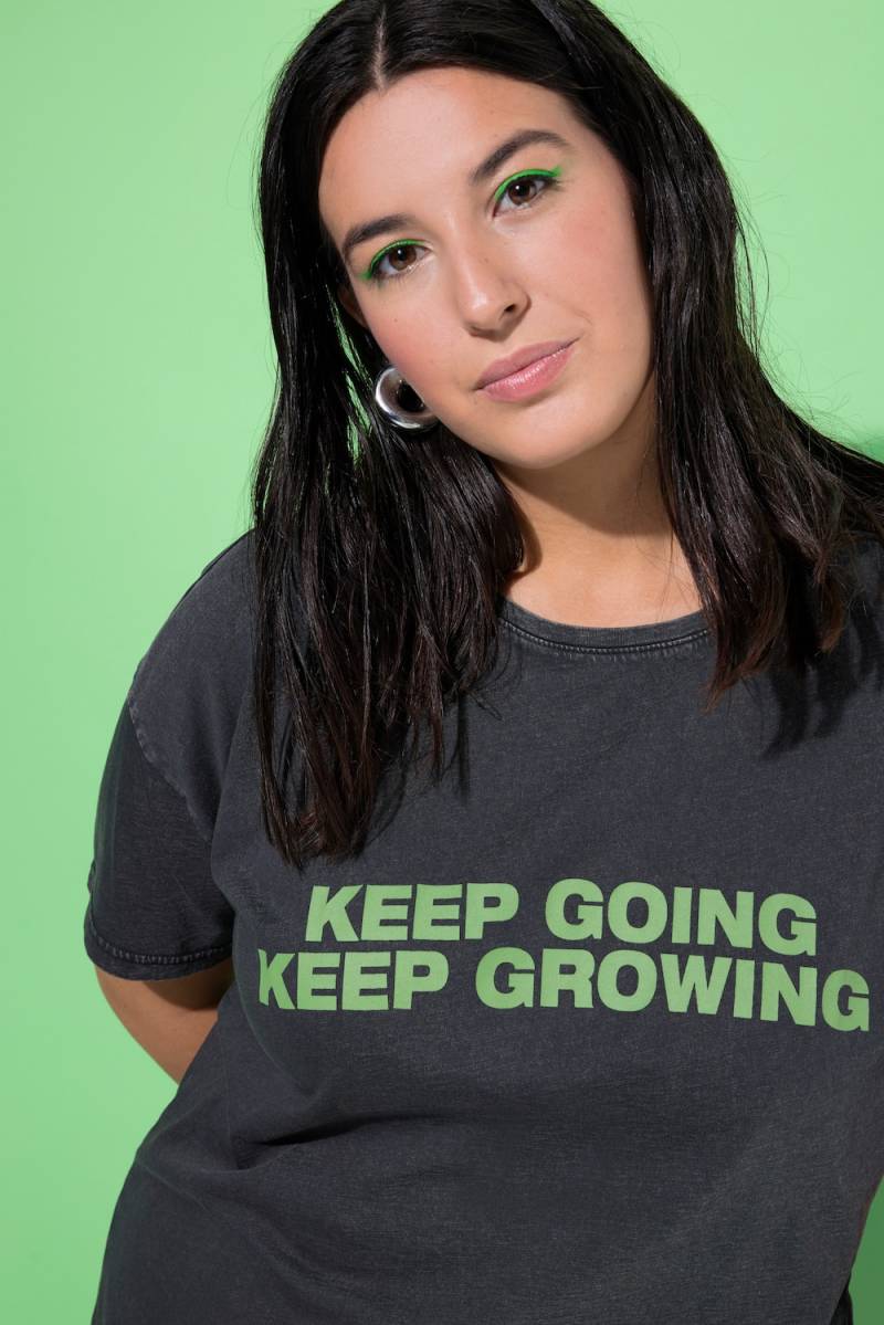 Große Größen T-Shirt, Damen, schwarz, Größe: 46/48, Baumwolle, Studio Untold von Studio Untold