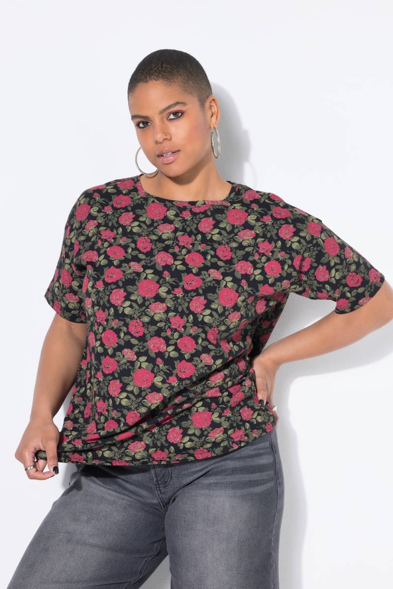 Große Größen T-Shirt, Damen, schwarz, Größe: 50/52, Baumwolle, Studio Untold von Studio Untold