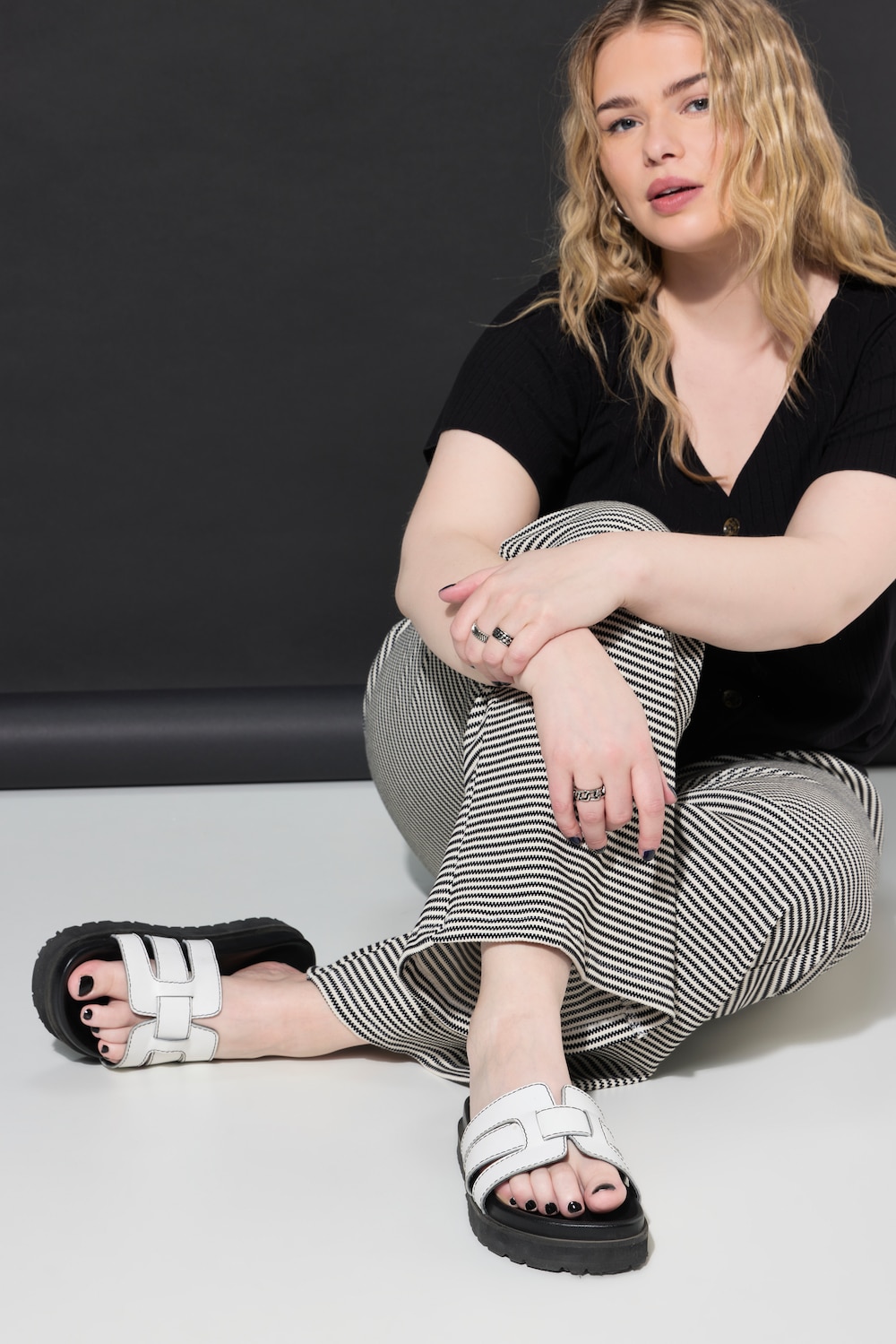 Pantolette, Damen, weiß, Größe: 43, Leder, Studio Untold Pantolette, Damen, weiß, Größe: 43, Leder, Studio Untold von Studio Untold