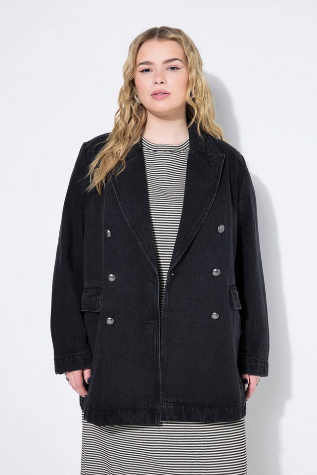 Studio Untold Blusenblazer Blazer Jeans Loose Shape Zweireiher von Studio Untold