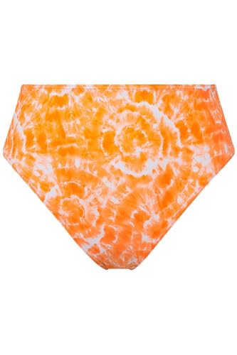 Studio Untold Damen große Größen Übergrößen Plus Size Bikini-Slip, High Waist, Batik Print Clementine 50 817987666-50 von Studio Untold