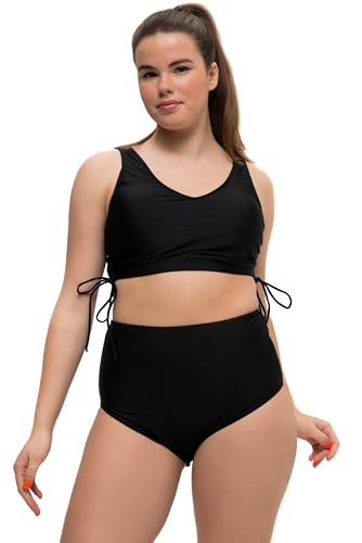 Studio Untold Damen große Größen Übergrößen Plus Size Bikini Slip, Panty, High Waist schwarz 48 804817100-48 von Studio Untold