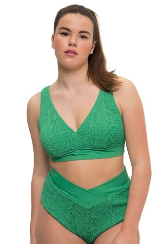 Studio Untold Damen große Größen Übergrößen Plus Size Bikini-Top, Softcups, feine Struktur hellgrün 50 829419436-50 von Studio Untold