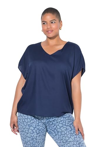 Studio Untold Damen große Größen Übergrößen Plus Size Blusenshirt, Oversized dunkel blau 58+ 842269741-58+ von Studio Untold