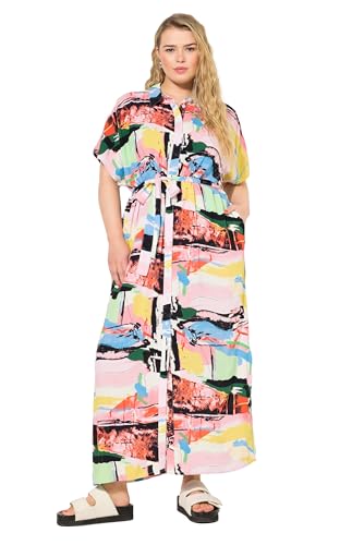 Studio Untold Damen große Größen Übergrößen Plus Size Hemdblusen-Maxikleid, Oversized, Color-Print grün 46+ 833908440-46+ Studio Untold Damen große Größen Übergrößen Plus Size Hemdblusen-Maxikleid, Oversized, Color-Print grün 46+ 833908440-46+ von Studio Untold