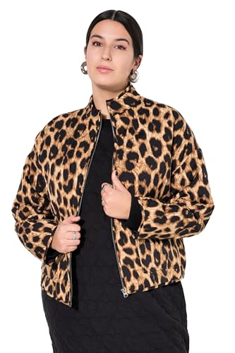 Studio Untold Damen große Größen Übergrößen Plus Size Steppjacke, Oversized, Leo macchiatobraun 54+ 837515310-54+ von Studio Untold