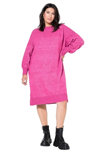 Studio Untold Damen große Größen Übergrößen Plus Size Strickkleid, Oversized, Midikleid, Rundhals, Langarm Orchidee 50+ 811066810-50+ von Studio Untold