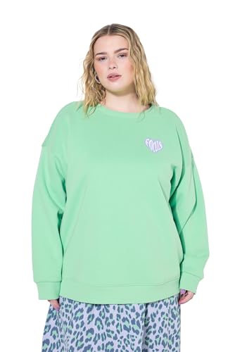 Studio Untold Damen große Größen Übergrößen Plus Size Sweatshirt, Oversized, Prints mintgrün 50+ 840713425-50+ von Studio Untold