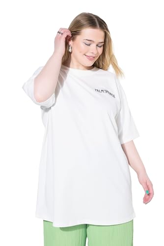 Studio Untold Damen große Größen Übergrößen Plus Size T-Shirt, Oversize Shape, Halbarm, Rückenprint Offwhite 50+ 841474200-50+ von Studio Untold