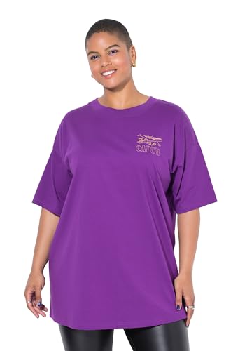 Studio Untold Damen große Größen Übergrößen Plus Size T-Shirt, Oversized, Airplane, Halbarm lila 58+ 843549835-58+ von Studio Untold