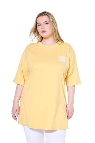 Studio Untold Damen große Größen Übergrößen Plus Size T-Shirt, Oversized, Cocktail zartes gelb 46+ 840616612-46+ von Studio Untold
