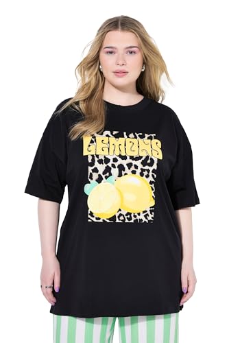 Studio Untold Damen große Größen Übergrößen Plus Size T-Shirt, Oversized, Lemons schwarz 50+ 840552100-50+ von Studio Untold