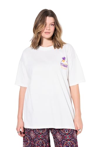 Studio Untold Damen große Größen Übergrößen Plus Size T-Shirt, Oversized, Rückenprint Offwhite 50+ 839142200-50+ von Studio Untold