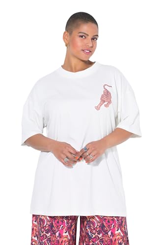 Studio Untold Damen große Größen Übergrößen Plus Size T-Shirt, Oversized, Rückenprint Offwhite 50+ 842733200-50+ von Studio Untold