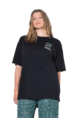 Studio Untold Damen große Größen Übergrößen Plus Size T-Shirt, Oversized, Statement und Schrift schwarz 58+ 843895100-58+ von Studio Untold