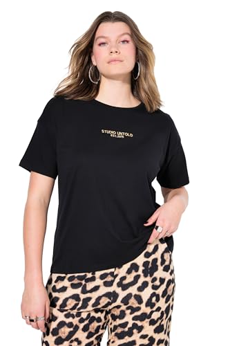 Studio Untold Damen große Größen Übergrößen Plus Size T-Shirt, Oversized, Stick schwarz 46+ 839001100-46+ von Studio Untold
