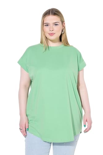 Studio Untold Damen große Größen Übergrößen Plus Size T-Shirt, gerundeter Saum kleegrün 42+ 840778420-42+ von Studio Untold