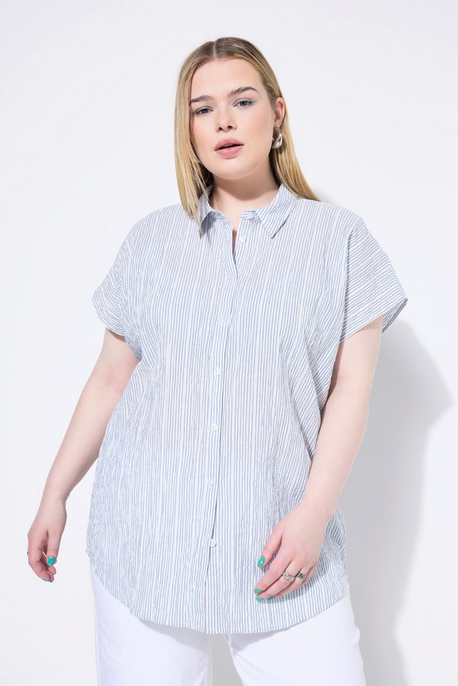 Studio Untold Druckbluse Blusenshirt oversized Strukturstreifen von Studio Untold