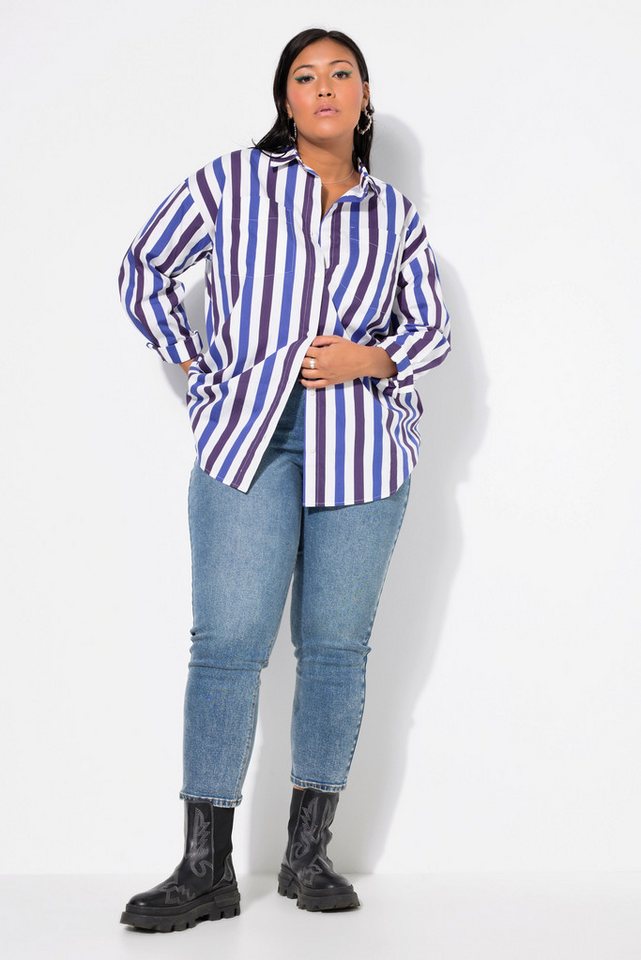 Studio Untold Funktionshose Mom-Jeans wide Legs 5-Pocket Elastikbund von Studio Untold