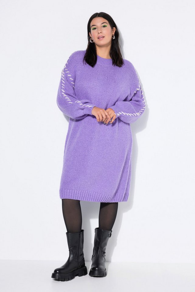 Studio Untold Jerseykleid Strickkleid oversized Schmucknähte von Studio Untold