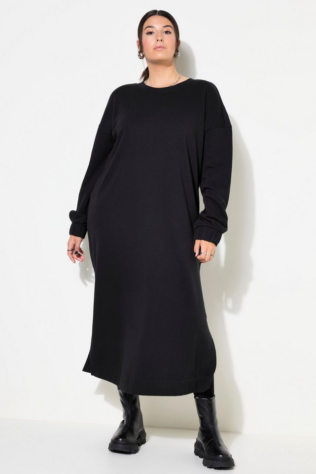 Studio Untold Jerseykleid Sweat-Midikleid Oversize Shape Ballon-Langarm von Studio Untold