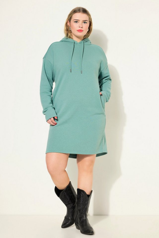 Studio Untold Jerseykleid Sweatkleid oversized Kapuze Langarm von Studio Untold