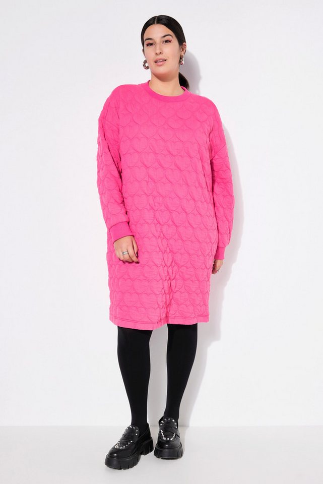 Studio Untold Minikleid Sweat-Minikleid oversized HEART-Stepp von Studio Untold