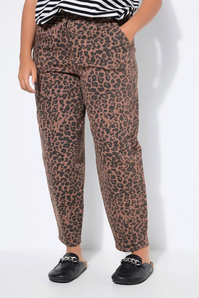 Studio Untold Regular-fit-Jeans Ballon-Jeans Wide Ballon Legs Leo Bundfalten von Studio Untold