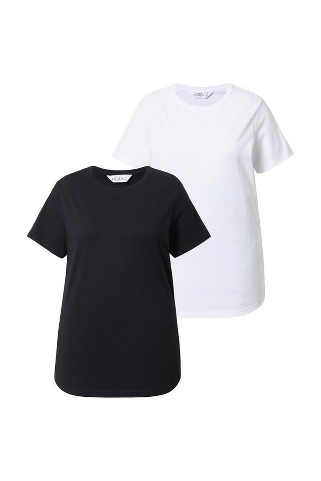 Studio Untold Longshirt T-shirt Rundhals Halbarm Doppelpack (2-tlg) von Studio Untold
