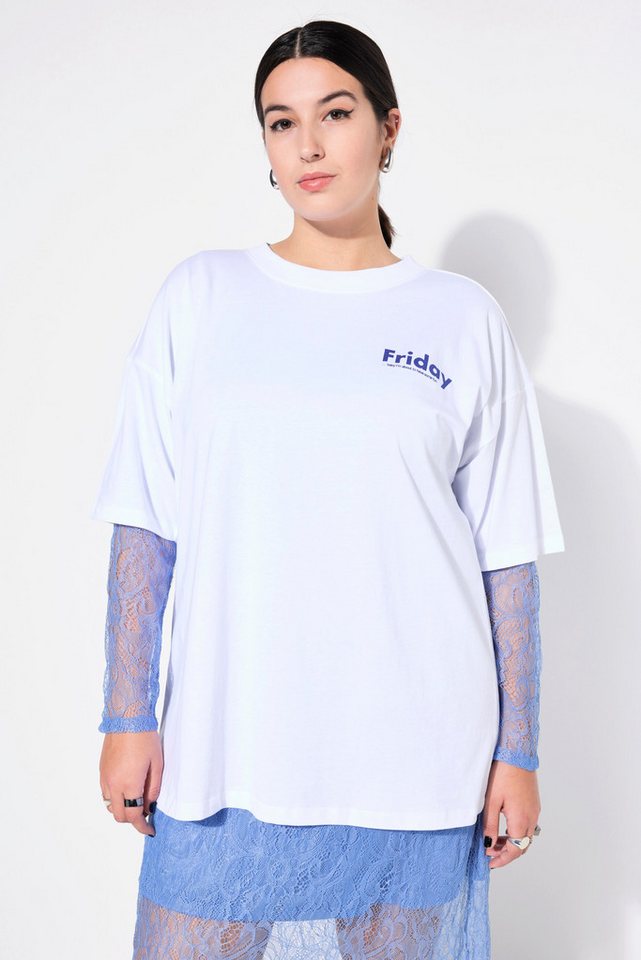 Studio Untold T-Shirt Men-Shirt oversized Rückenprint Halbarm von Studio Untold