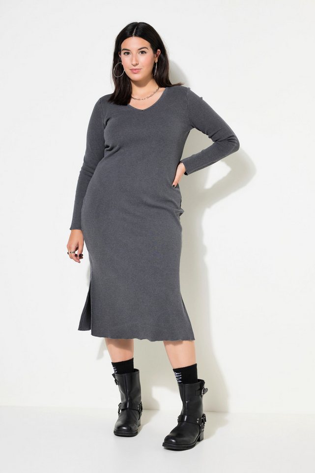 Studio Untold Midikleid Schlauchkleid Slim Shape Rippjersey von Studio Untold