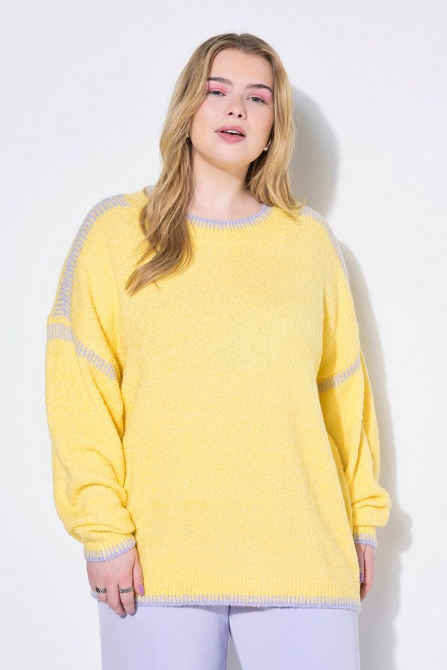 Studio Untold Strickpullover Pullover oversized Ziernähte Studio Untold Strickpullover Pullover oversized Ziernähte von Studio Untold