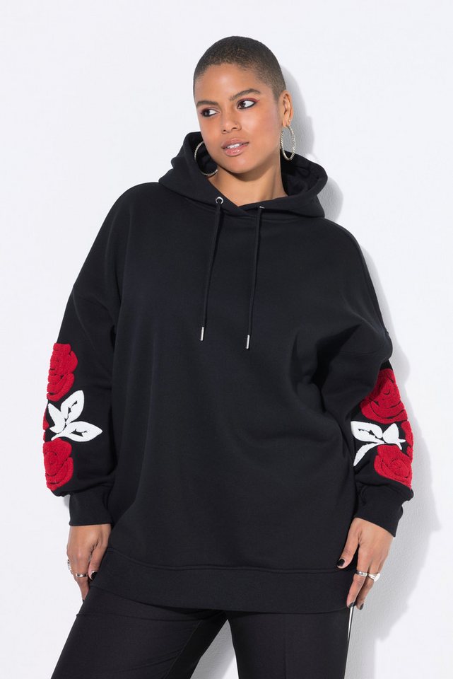 Studio Untold Sweatshirt Hoodie very oversized Towelprint Rosen von Studio Untold